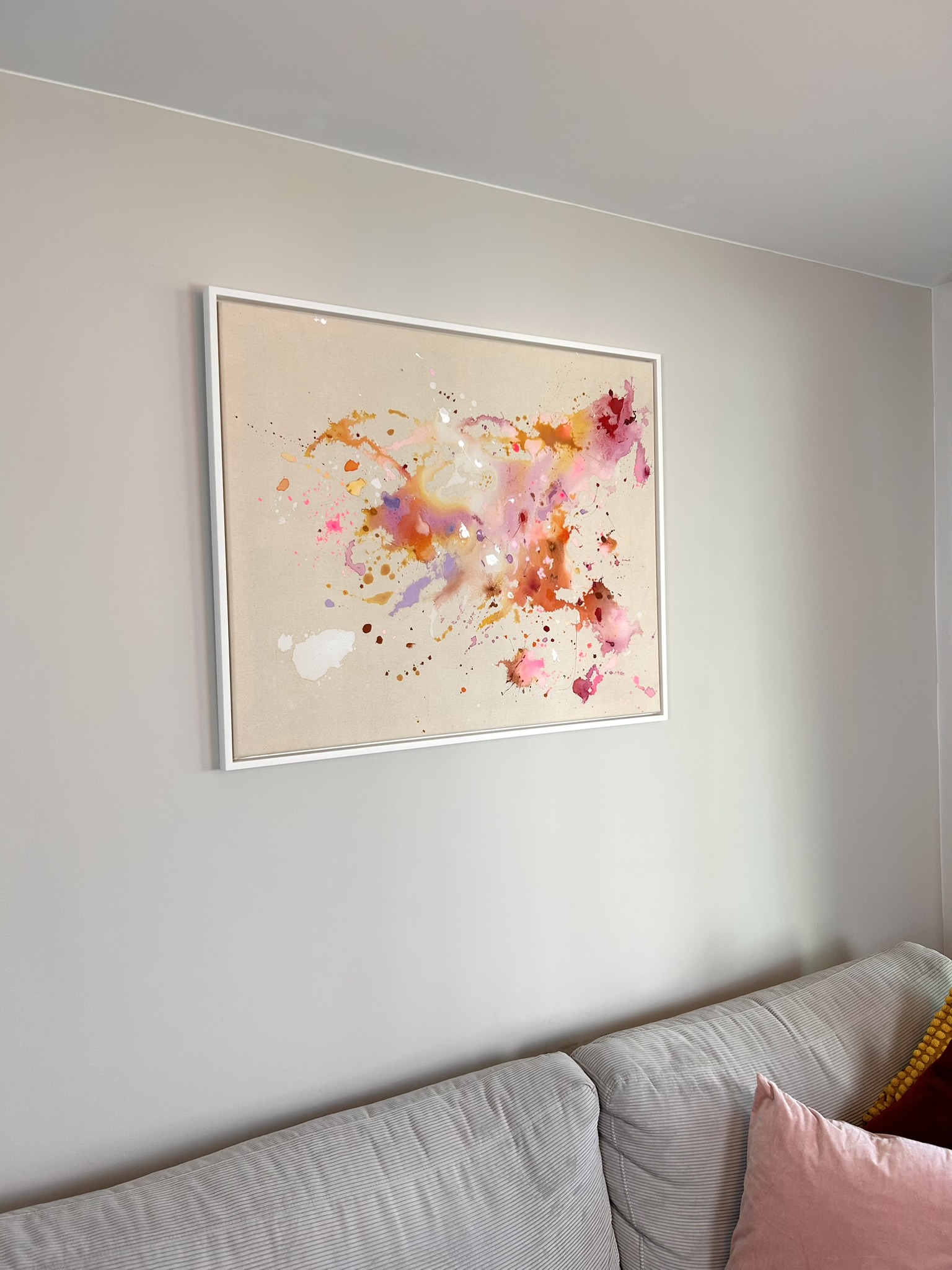 See the Good, 2025, Acryl auf roher Baumwollleinwand, Ansicht 3